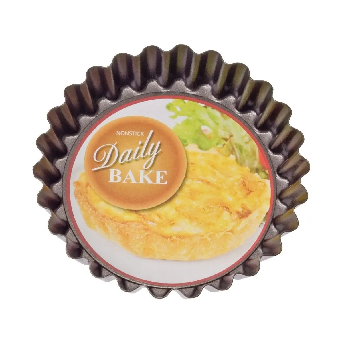 Daily Bake MINI-QUICHE PAN WITH LOOSE BASE 10cm x 2cm - SET OF 4