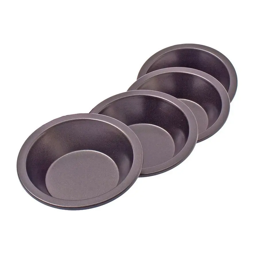 Daily Bake 12cm x 3cm NON STICK MINI PIE PANS SET OF 4