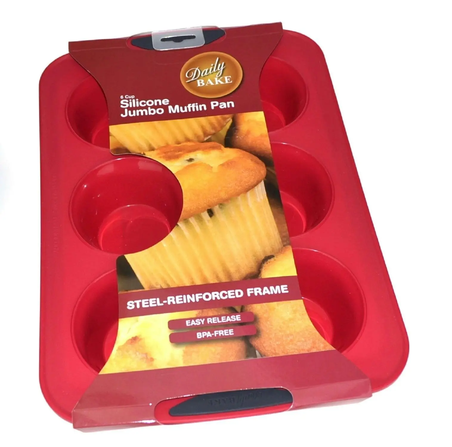 Silicone 6 Cup Jumbo Muffin Pan