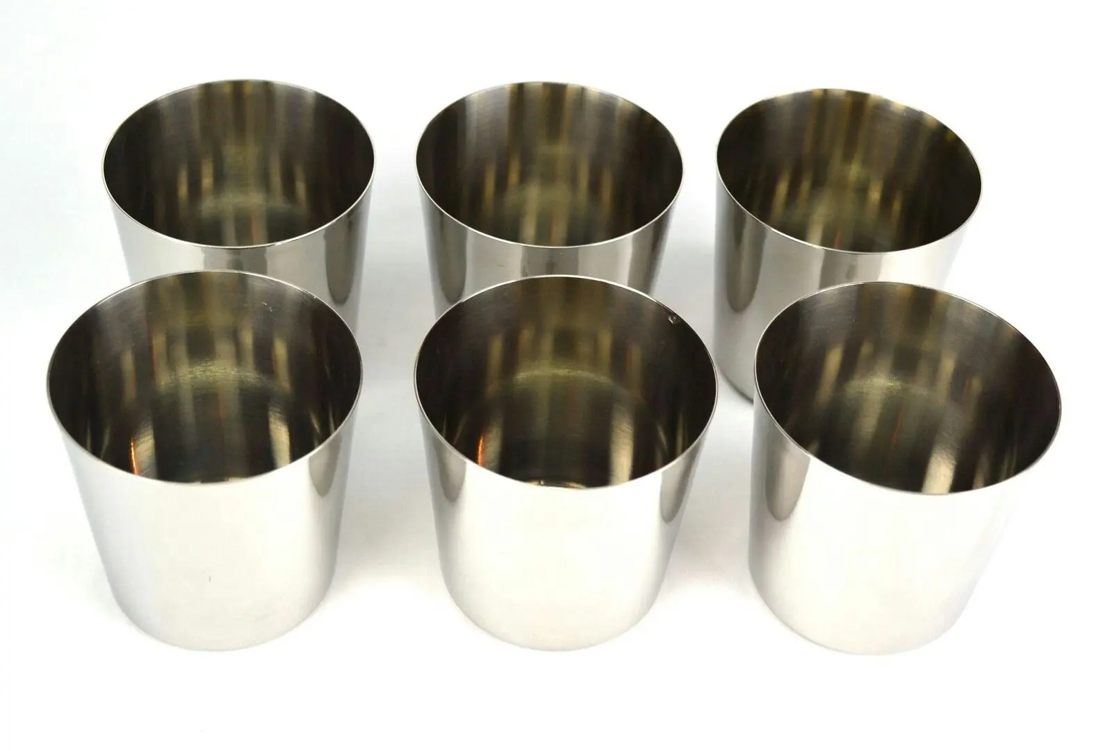 Stainless Steel Dariole Moulds   Set Of 6