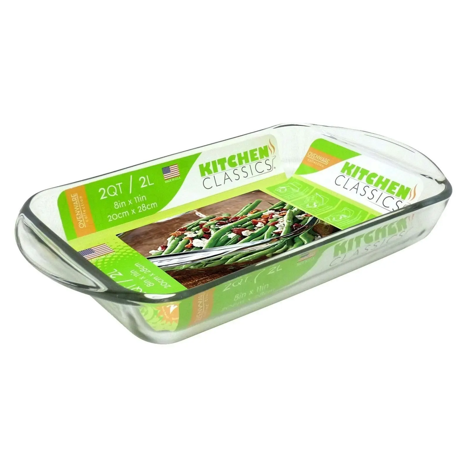 Kitchen Classics GLASS BAKING DISH - 2L, 3L or 4L