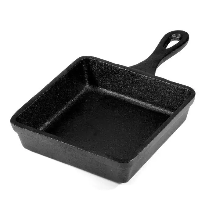 Chef Inox Cast Iron Mini Skillet   Round Or Square