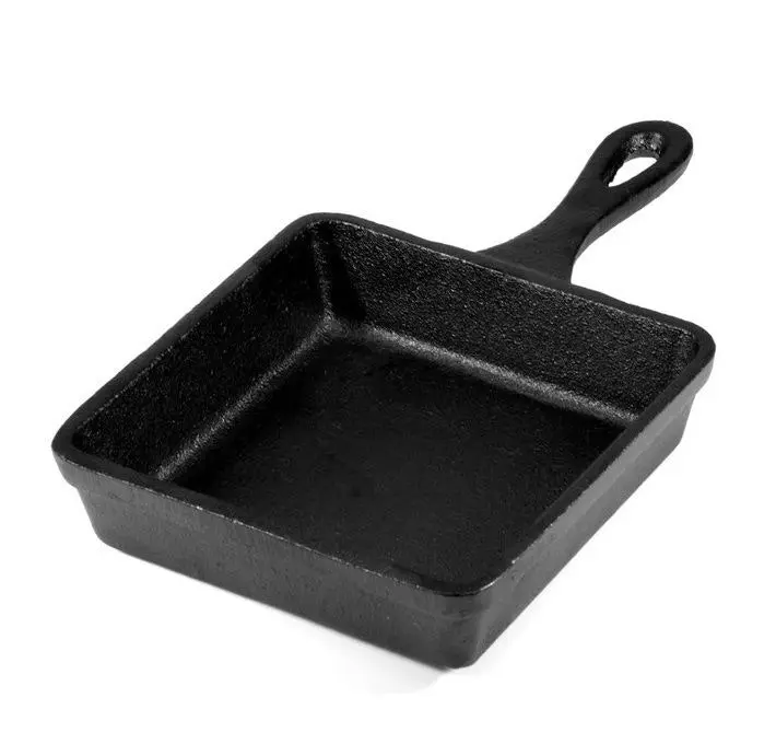 Chef Inox Cast Iron Mini Skillet   Round Or Square