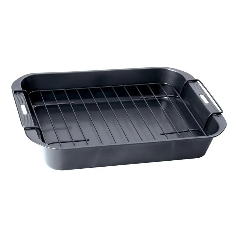 Wiltshire NON STICK DEEP ROAST PAN WITH RACK 32 x 25cm