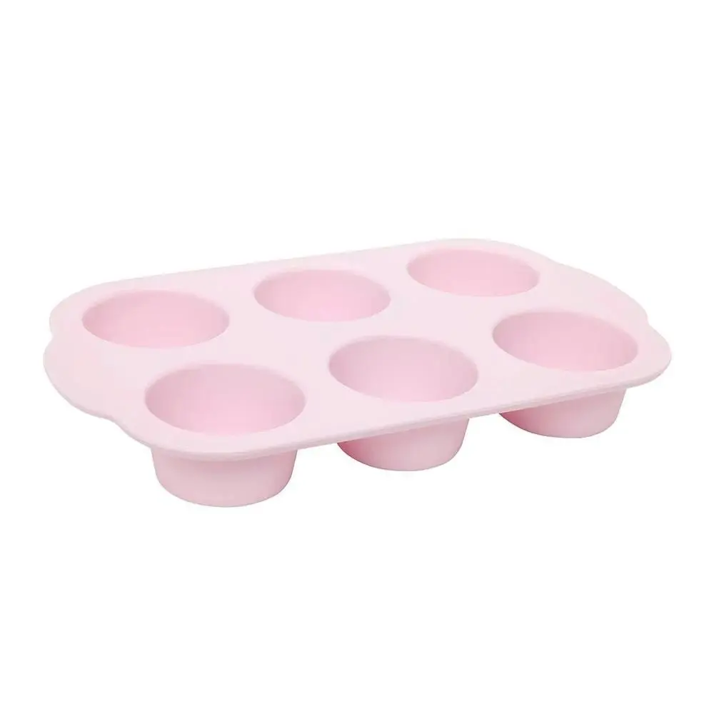 Wiltshire Pink Silicone 6 Cup Muffin Pan