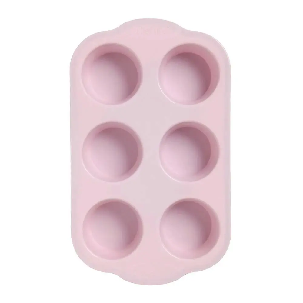 Wiltshire Pink Silicone 6 Cup Muffin Pan