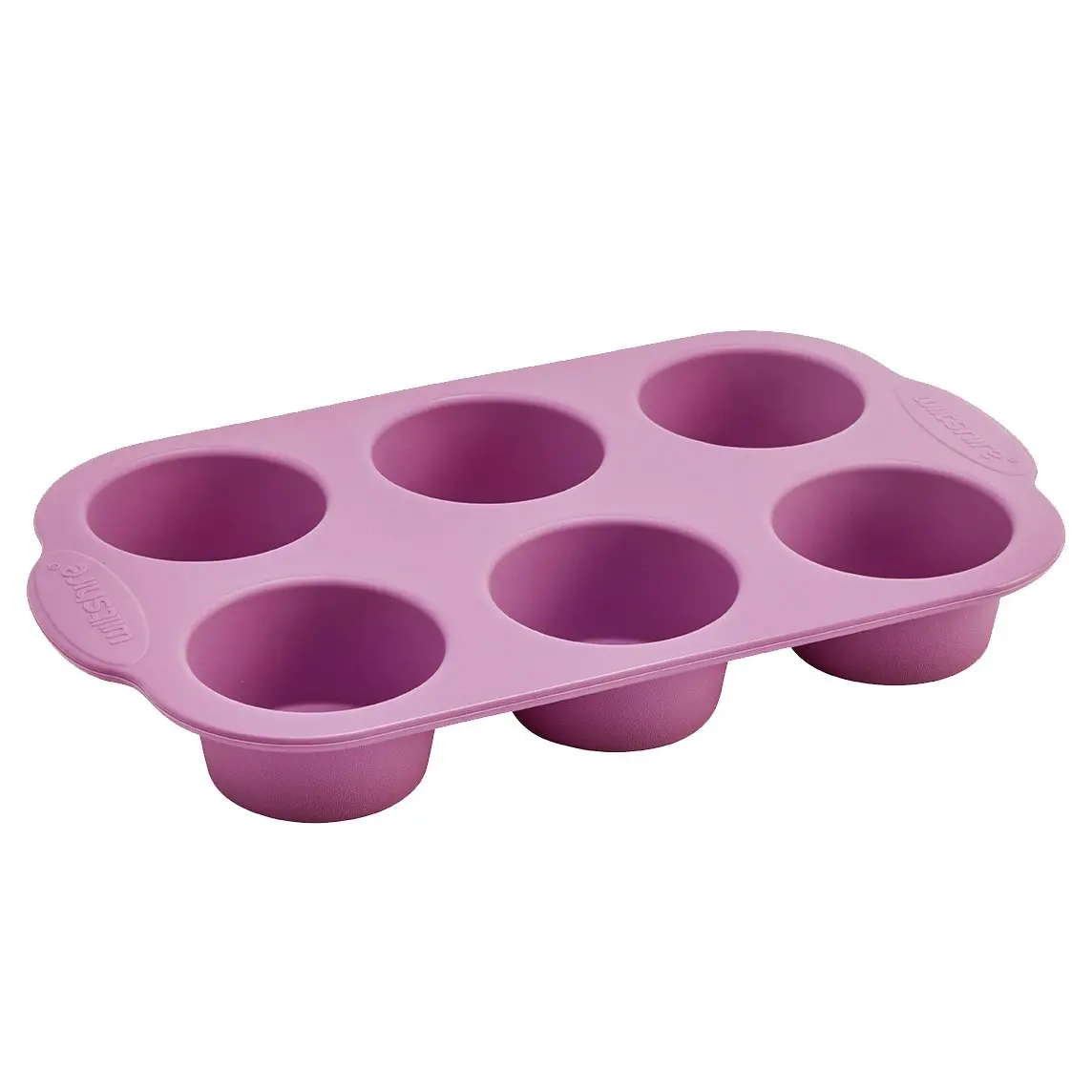 Wiltshire Pink Silicone 6 Cup Muffin Pan