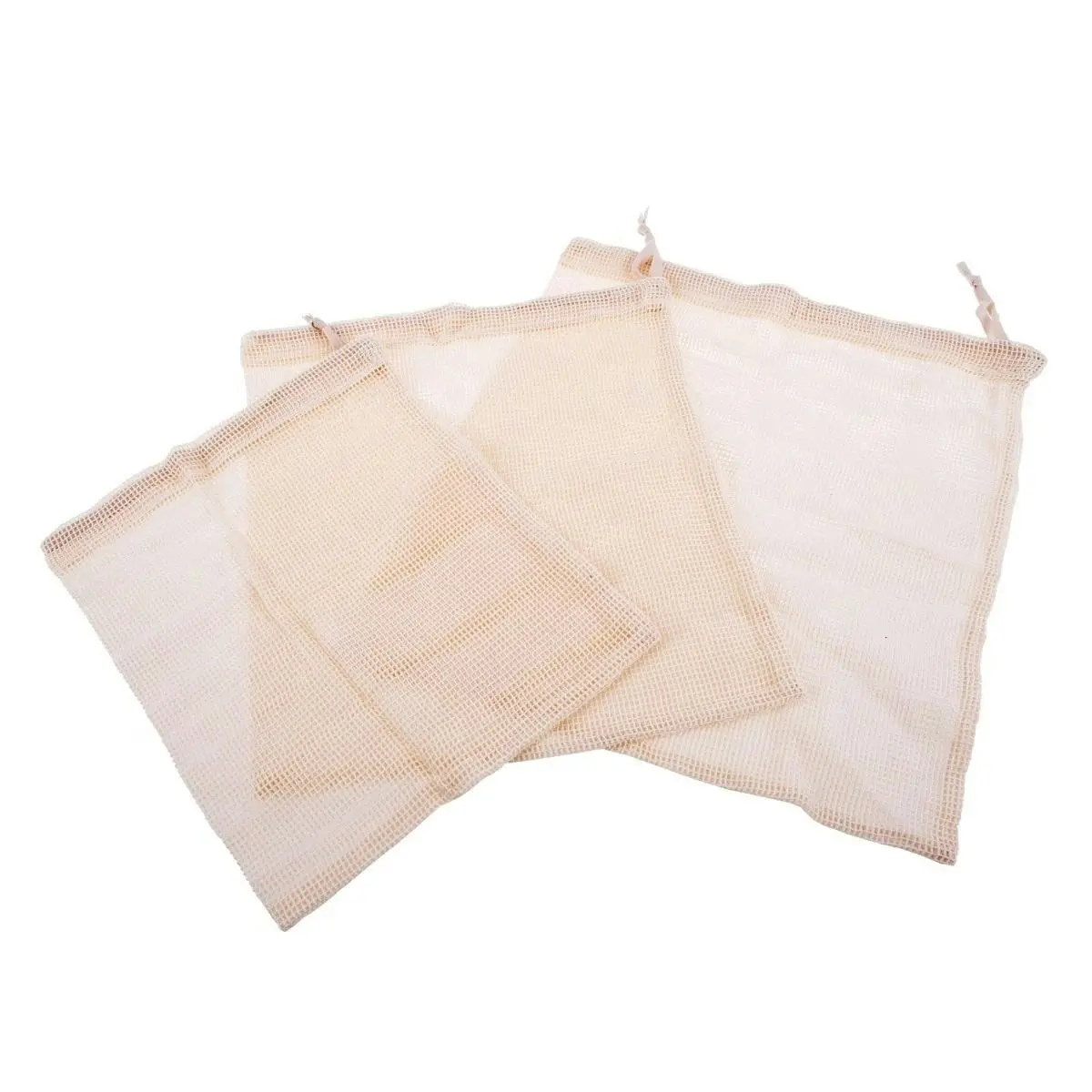 Appetito Reusable Produce Bags   Set Of 3