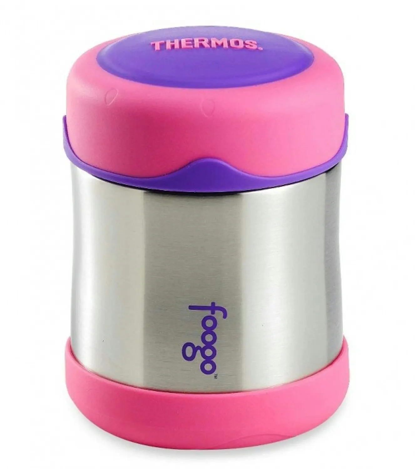 Thermos FOOGO 290ml STAINLESS STEEL FOOD JAR - PINK OR BLUE