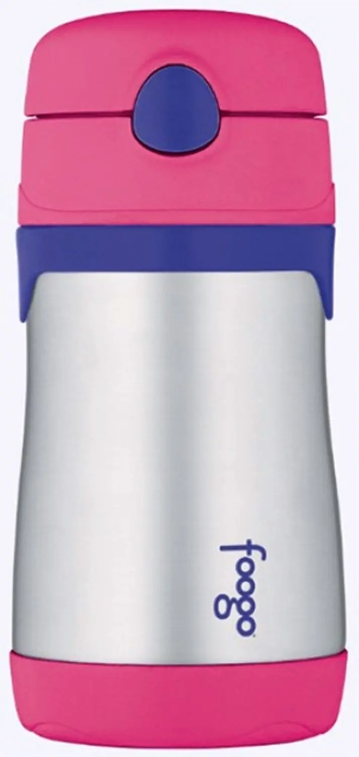 Thermos FOOGO 290ml STAINLESS STEEL DRINK BOTTLE - PINK OR BLUE