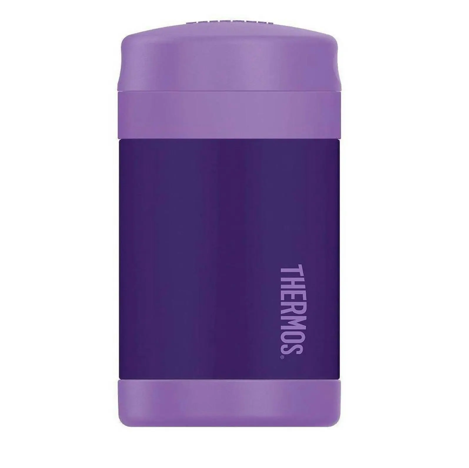 Thermos 470ml STAINLESS STEEL FOOD JAR WITH SPOON - PURPLE OR CHARCOAL