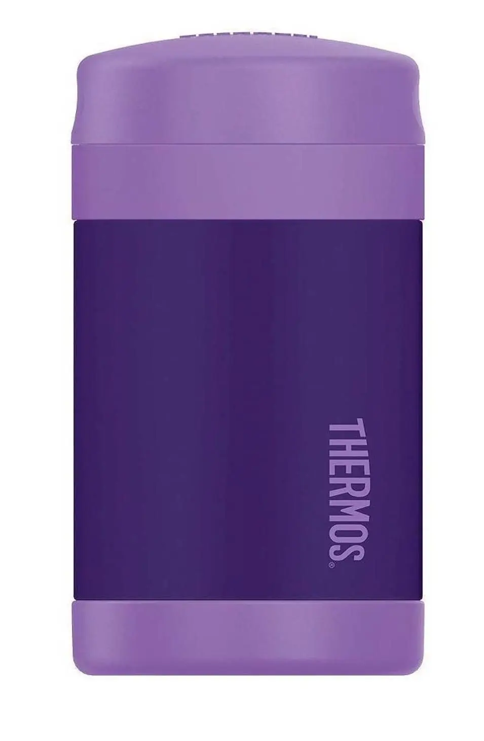 Thermos 470ml STAINLESS STEEL FOOD JAR WITH SPOON - PURPLE OR CHARCOAL