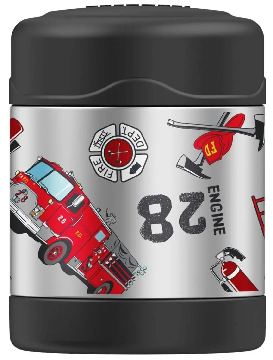 Thermos FUNTAINER 290ml FOOD CONTAINER + 355ml DRINK BOTTLE FIRETRUCK