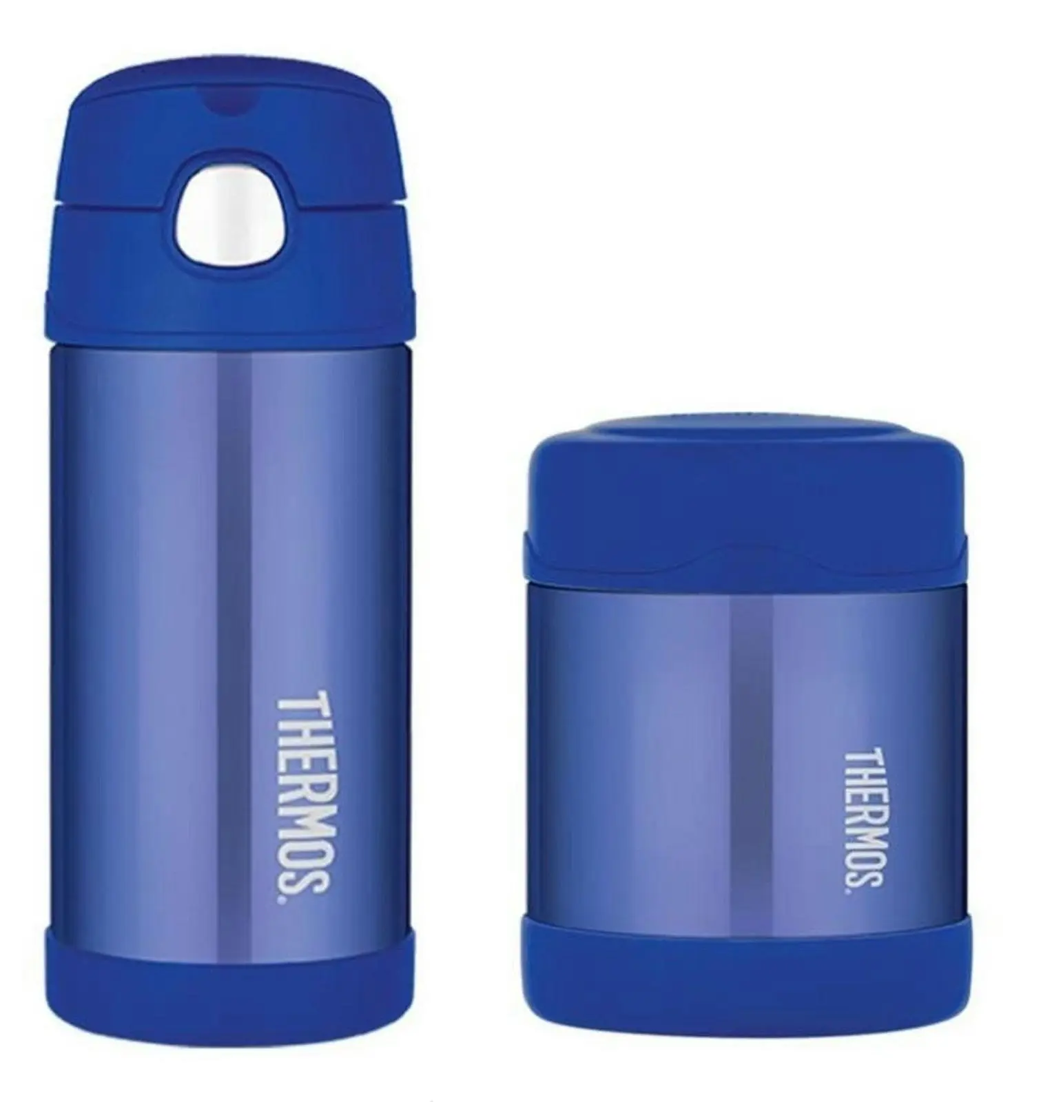 Thermos FUNTAINER 355ml DRINK BOTTLE + 290ml FOOD JAR - BLUE OR PINK