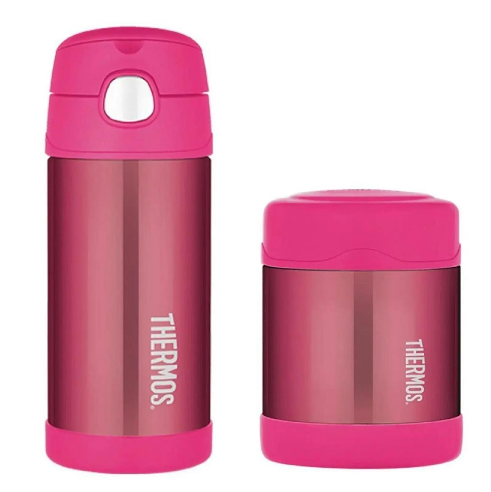 Thermos FUNTAINER 355ml DRINK BOTTLE + 290ml FOOD JAR - BLUE OR PINK