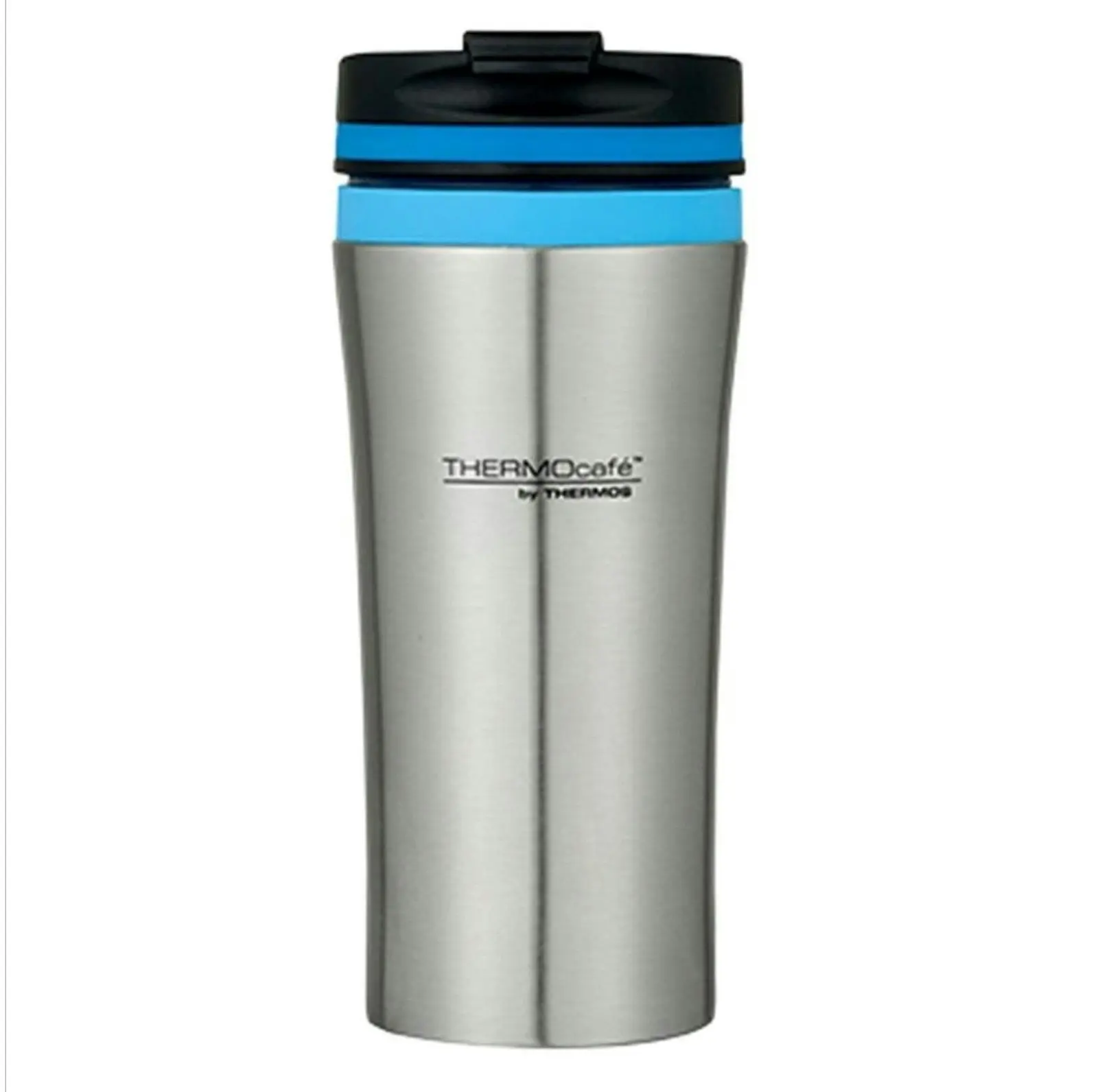 Thermos THERMOCAFE DOUBLE WALL STAINLESS STEEL TRAVEL TUMBLER 380ml - RED OR BLUE