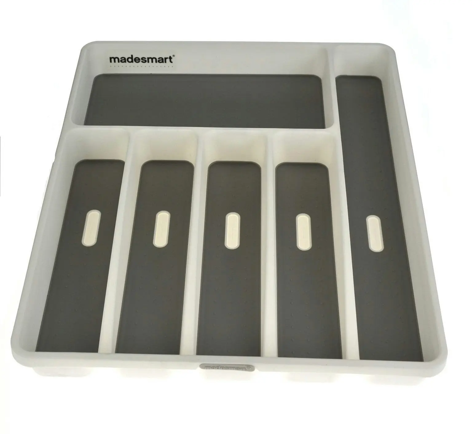 Madesmart Cutlery Tray 6 Compartment   White Or Grey