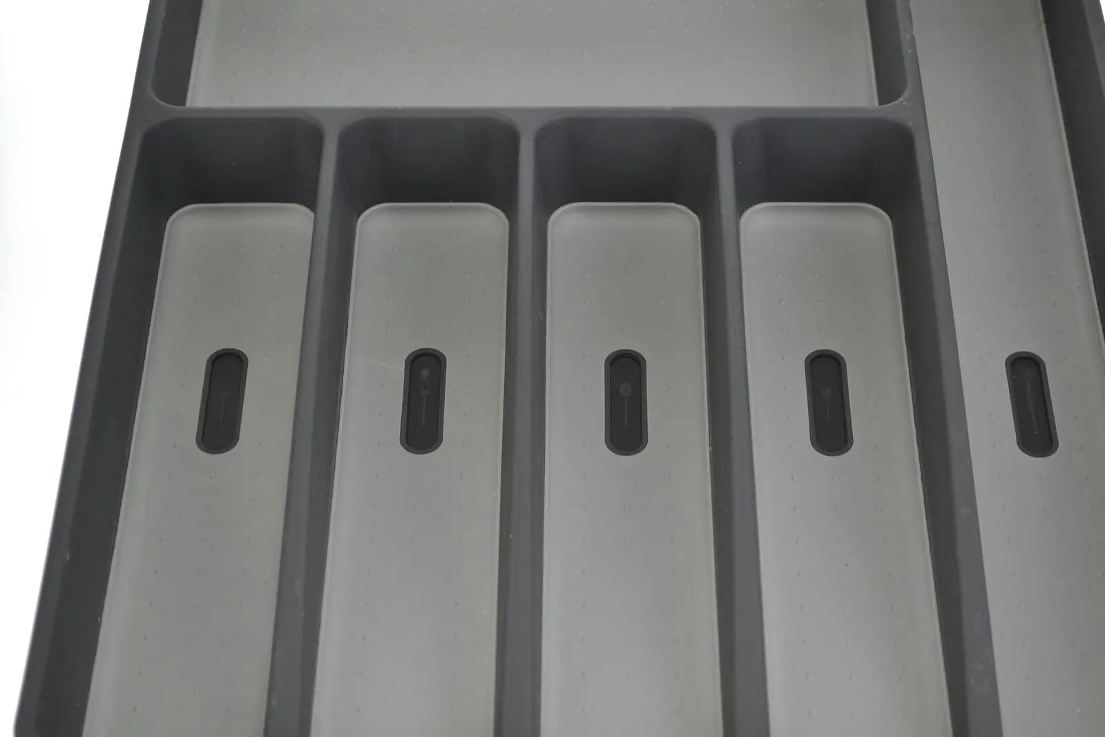 Madesmart Cutlery Tray 6 Compartment   White Or Grey