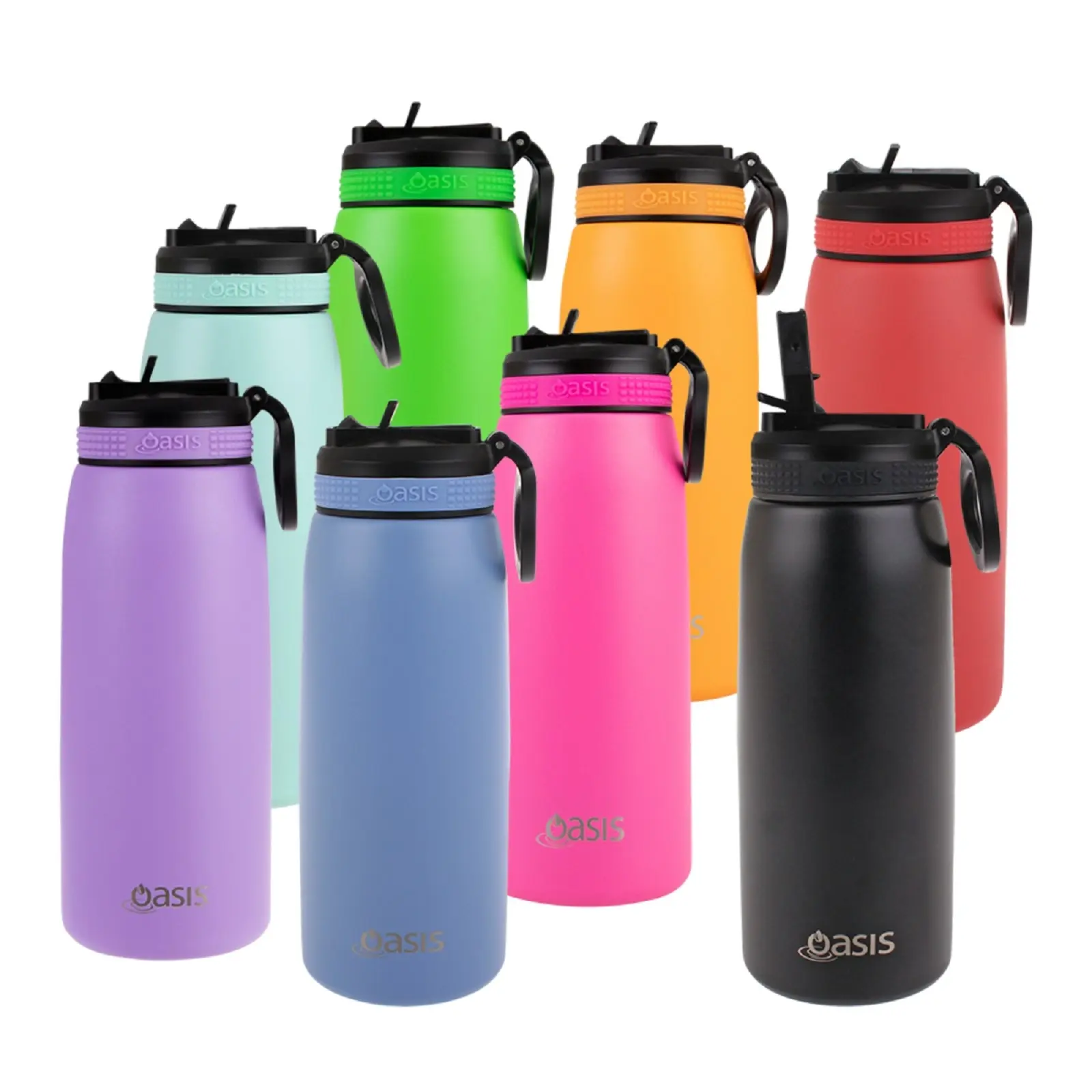 Oasis 780ml Insulated Sports Bottle With Straw