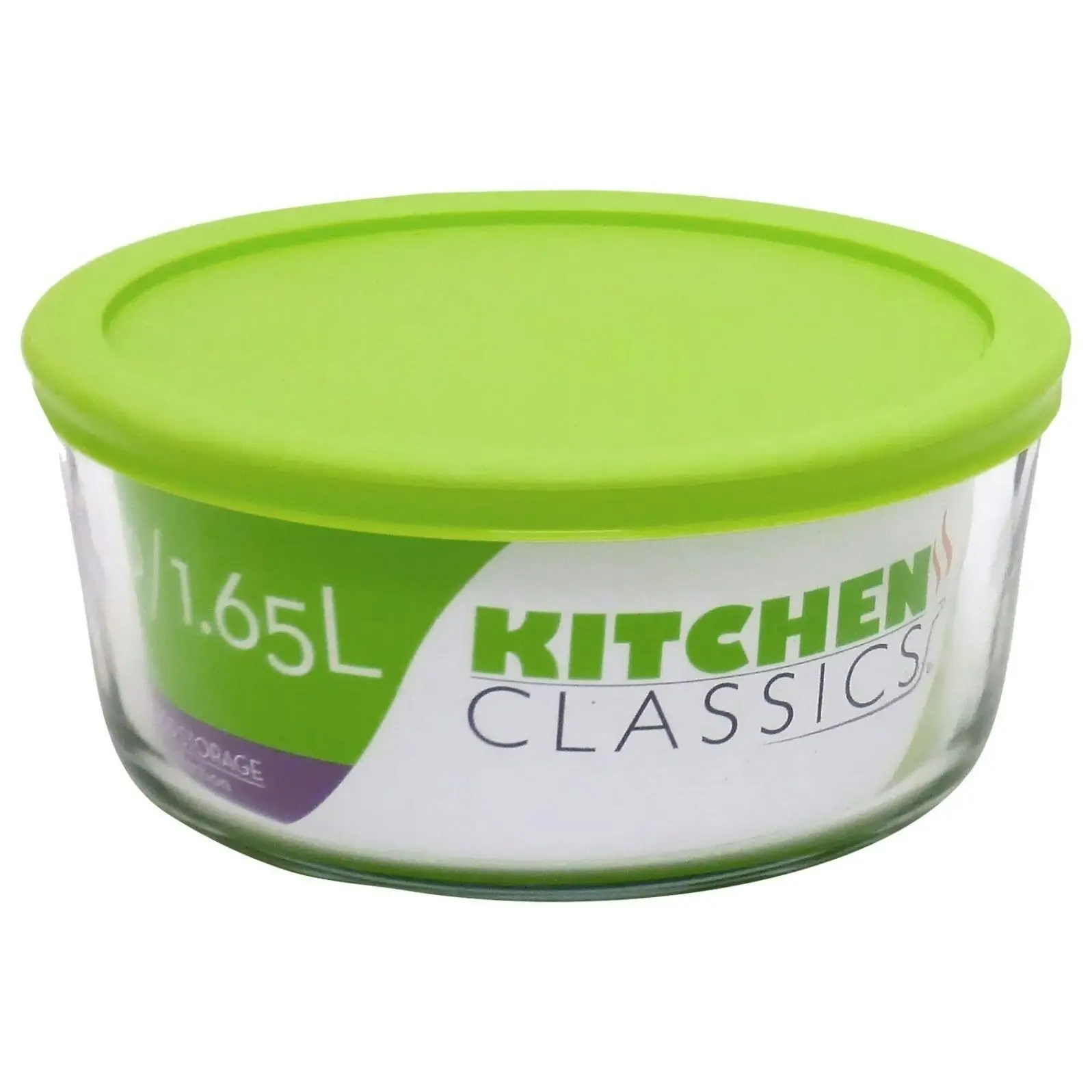 Kitchen Classics Round Glass Dish With Lid   2, 4 Or 7 Cup