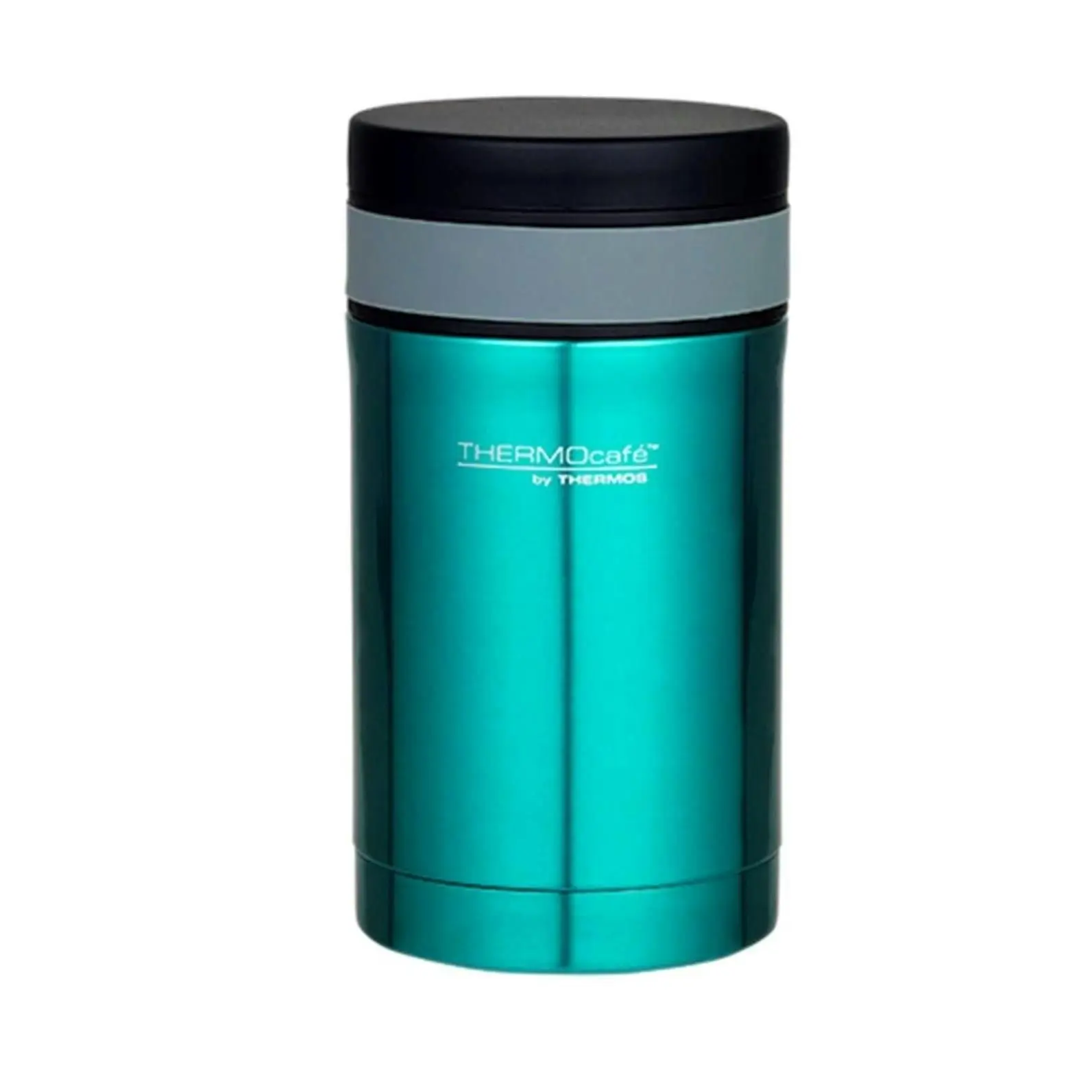 Thermos THERMOCAFE 500ml FOOD JAR WITH SPOON - TEAL, SMOKE OR RED