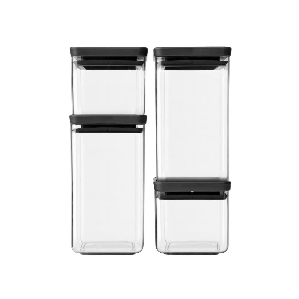 Brabantia Stackable Storage Canisters   Set Of 4