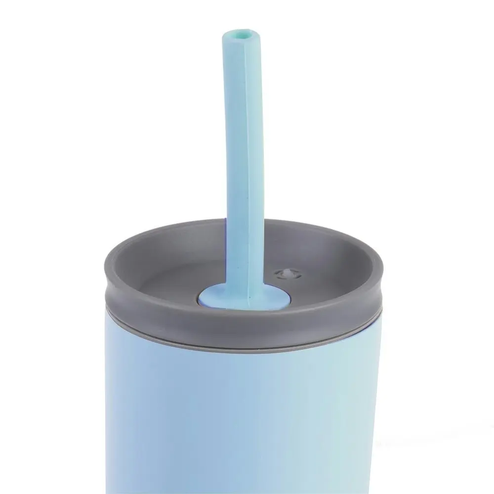 Oasis STAINLESS STEEL 600ml SUPER SIPPER WITH STRAW