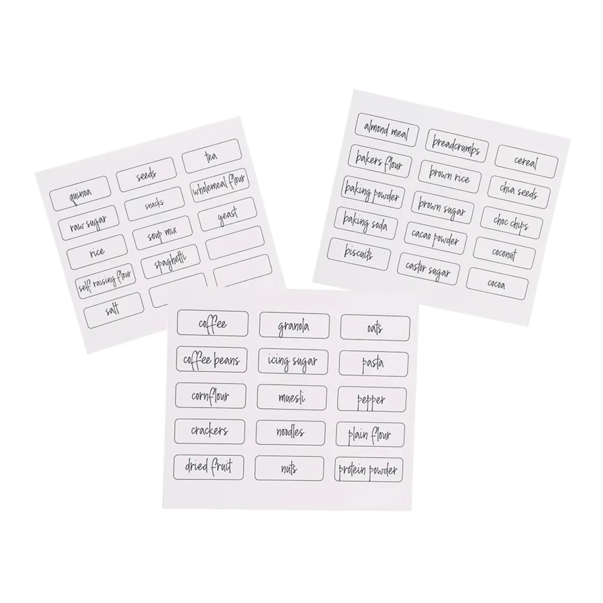 Appetito Canister Labels   Pack Of 45