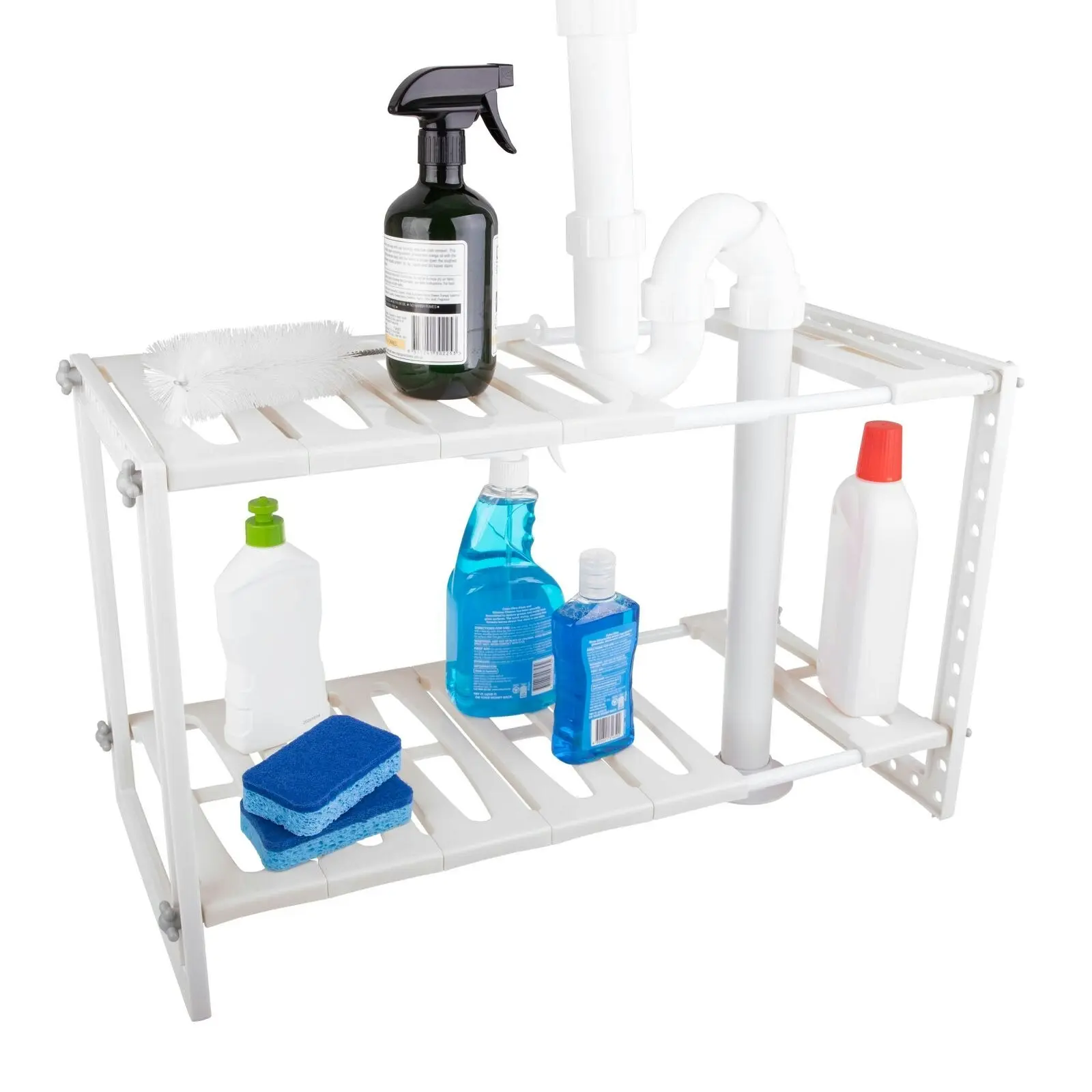 Dline 2 Tier Expandable Under Sink Organiser