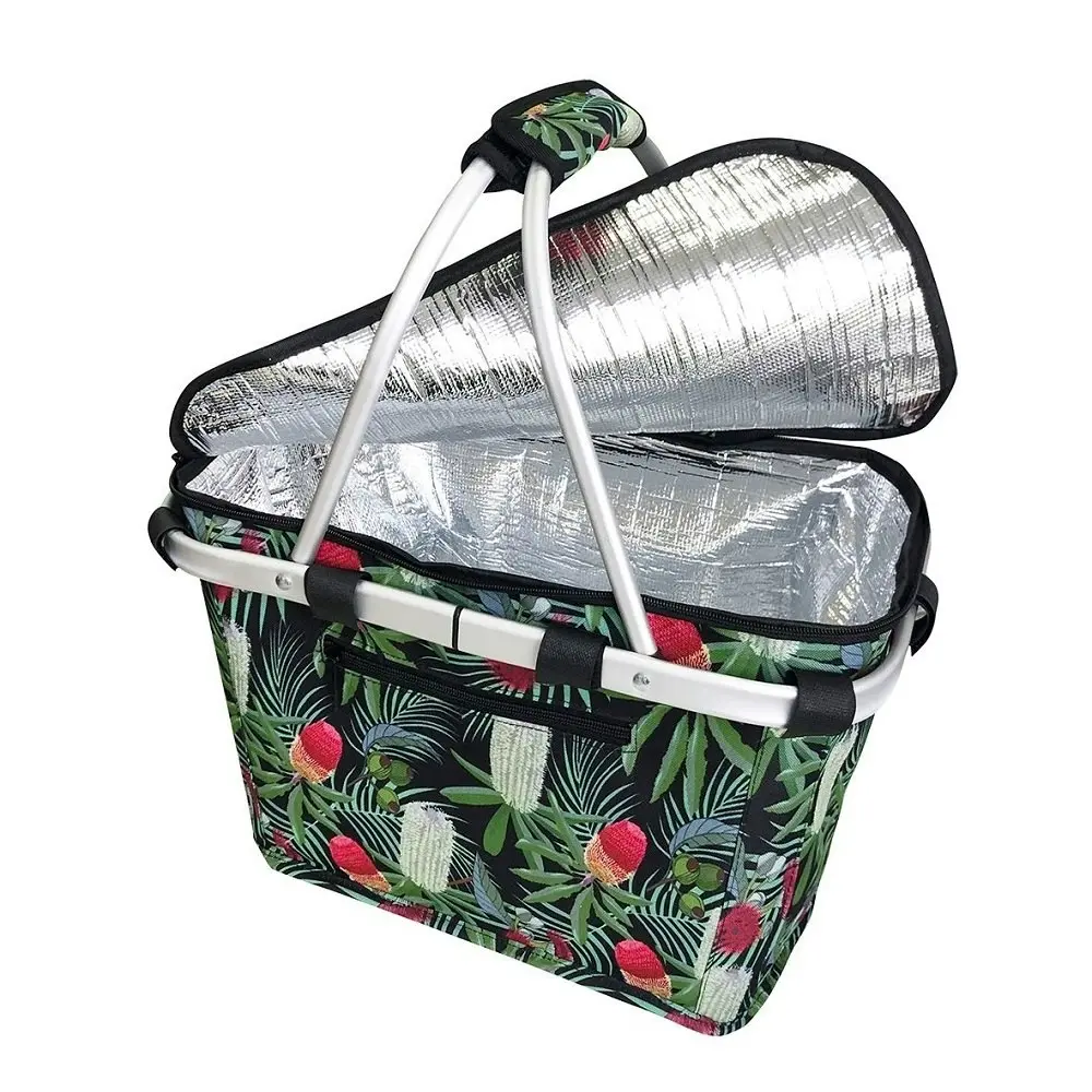 Sachi Insulated Carry Basket With Lid