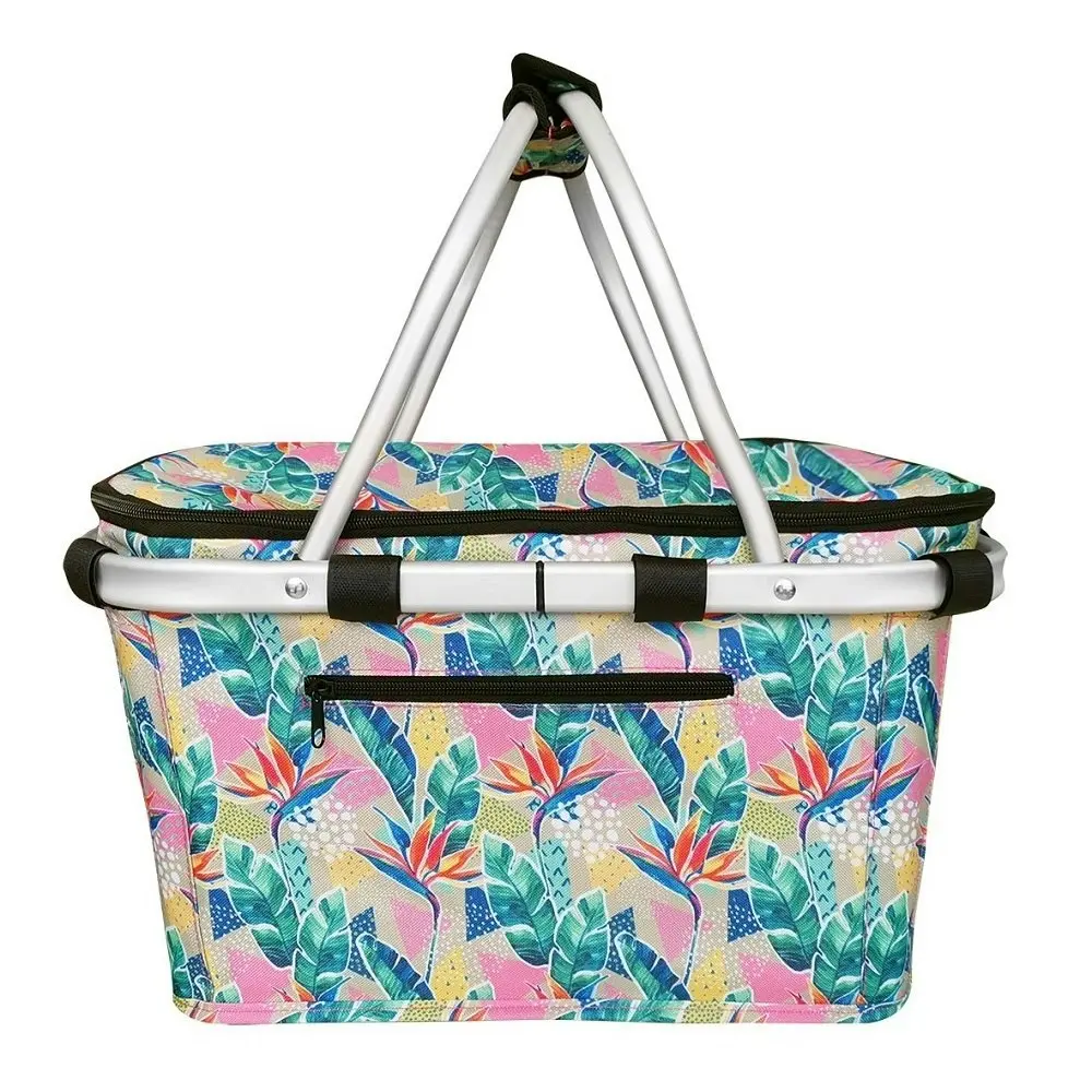 Sachi Insulated Carry Basket With Lid