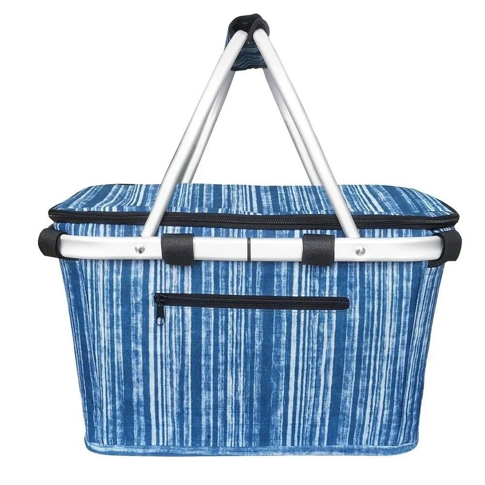 Sachi Insulated Carry Basket With Lid