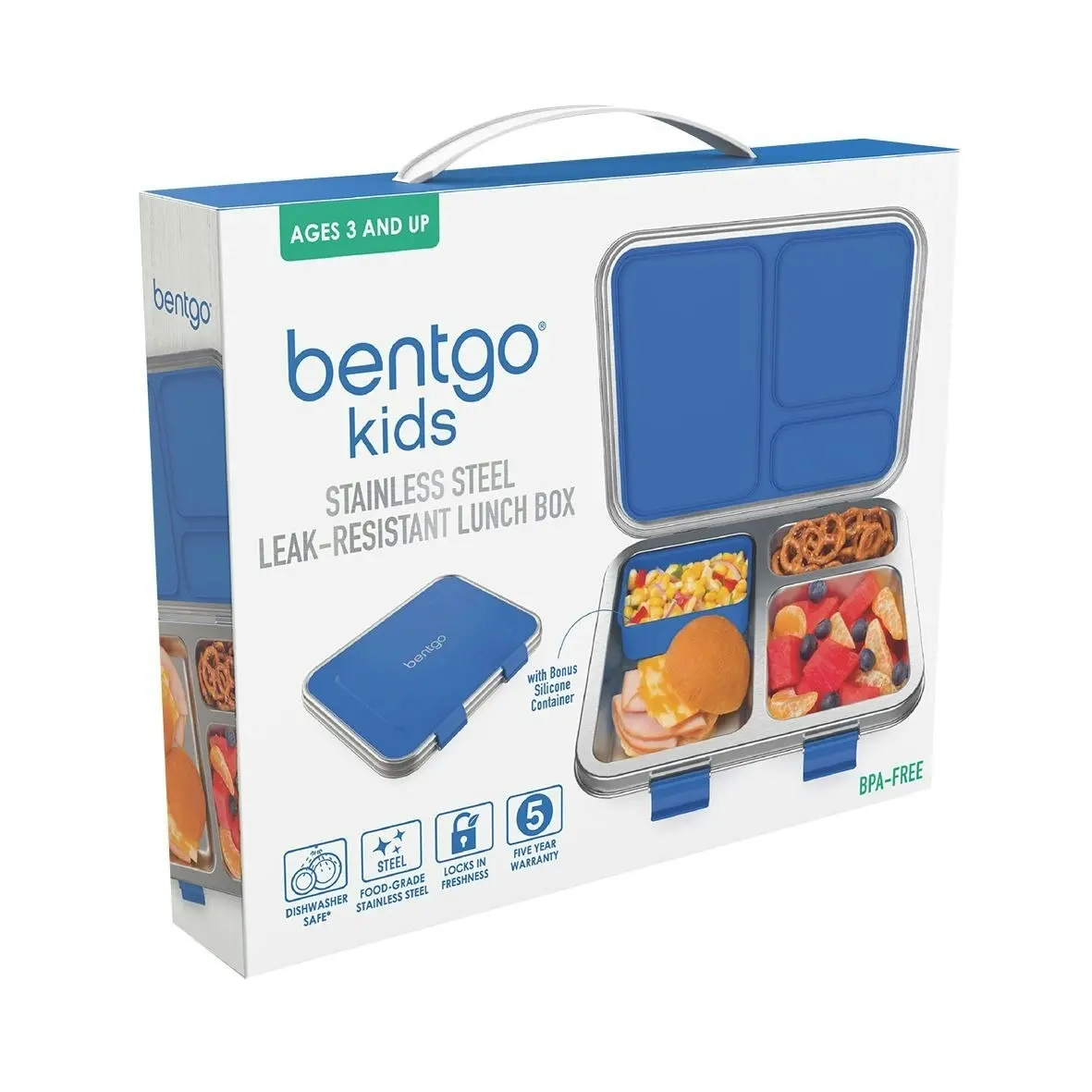 Bentgo Kids Stainless Steel Leak Resistant Bento Lunch Box