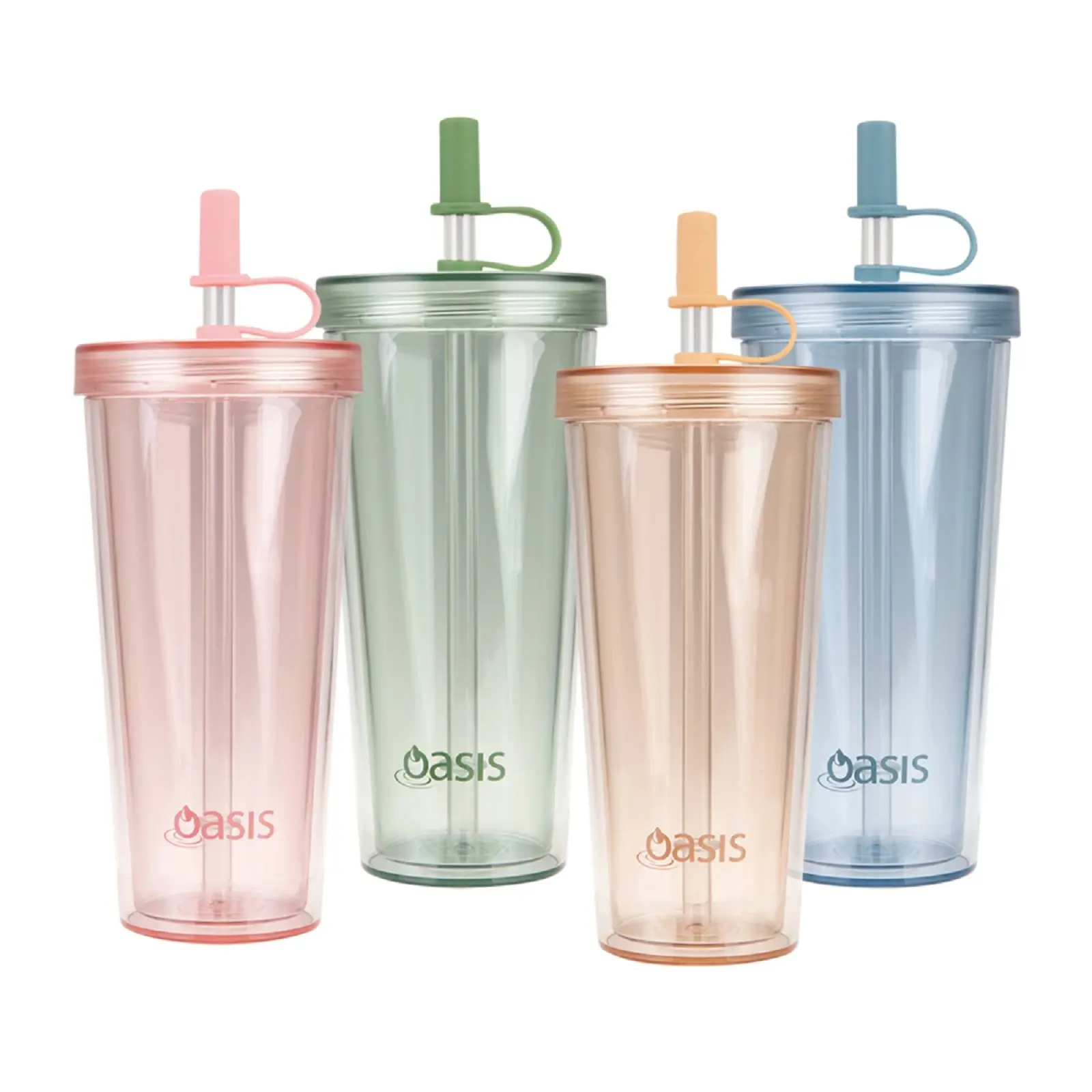 Oasis PLASTIC DOUBLE WALL SMOOTHIE TUMBLER 520ml