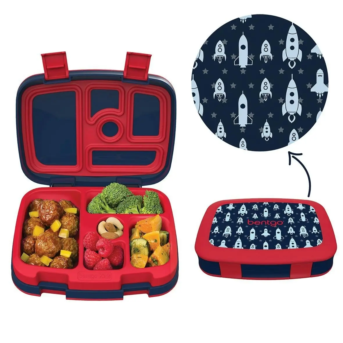 Bentgo Kids "Prints" Leak Proof Bento Lunch Box