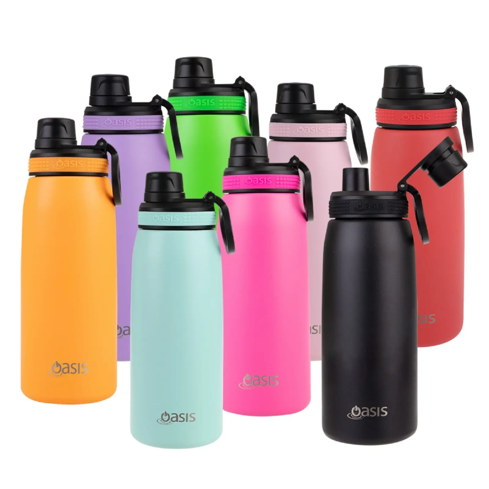 Oasis STAINLESS STEEL DOUBLE WALL INSULATED SPORTS BOTTLE WITH SCREW-CAP 780ml