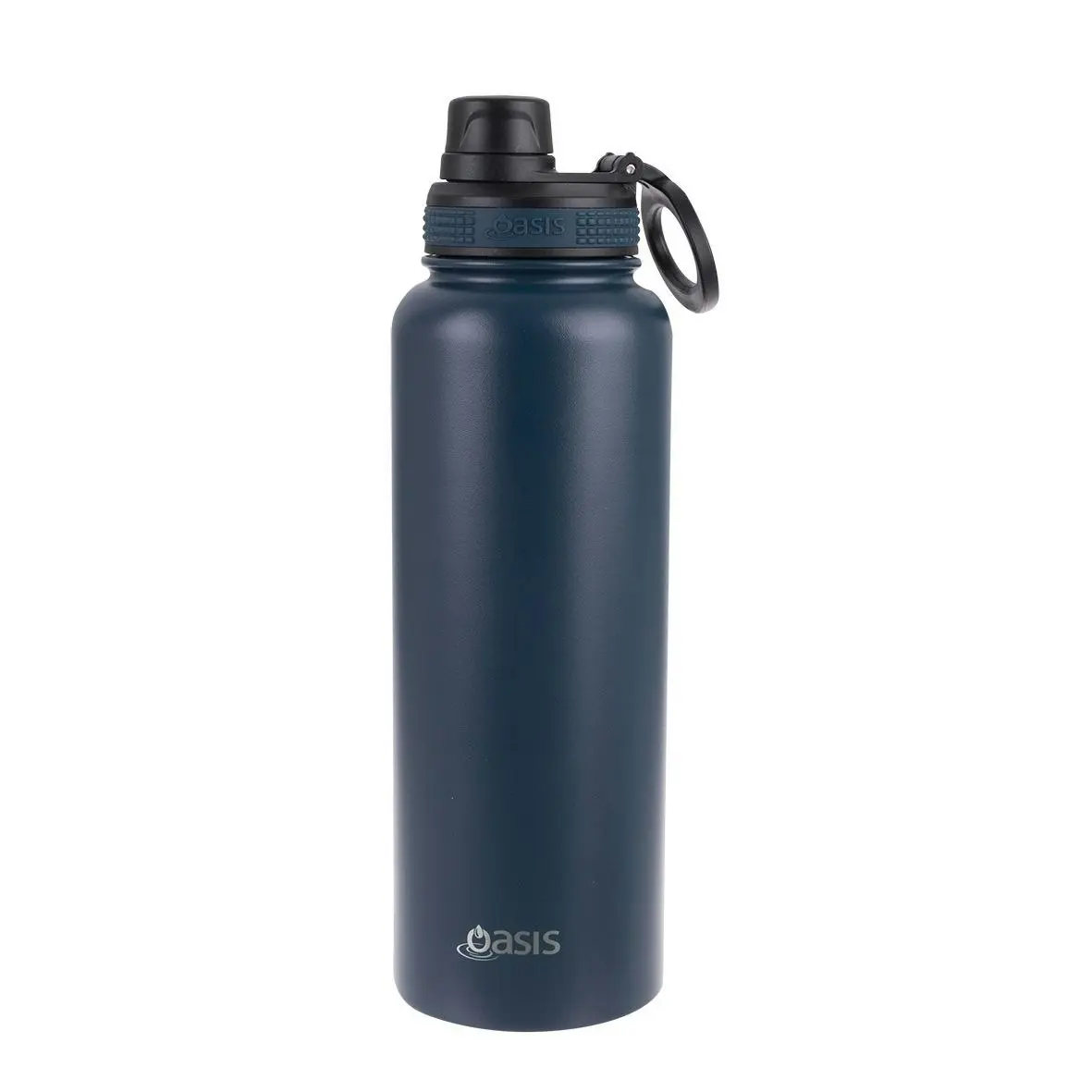 Oasis Stainless Steel Challenger Sports Bottle With Screw Cap 1.1l