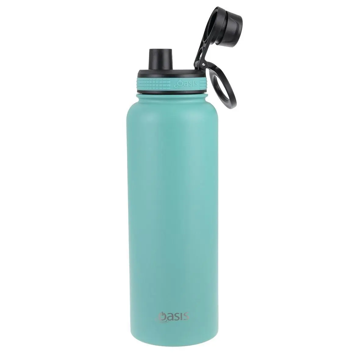 Oasis Stainless Steel Challenger Sports Bottle With Screw Cap 1.1l