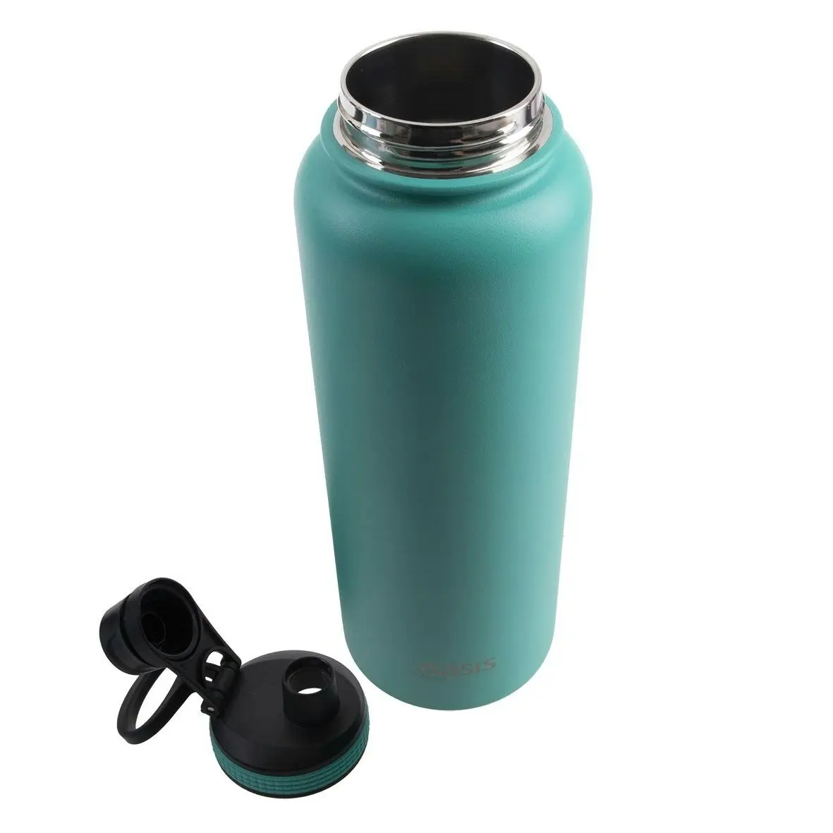 Oasis Stainless Steel Challenger Sports Bottle With Screw Cap 1.1l