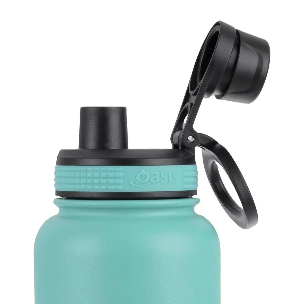 Oasis Stainless Steel Challenger Sports Bottle With Screw Cap 1.1l