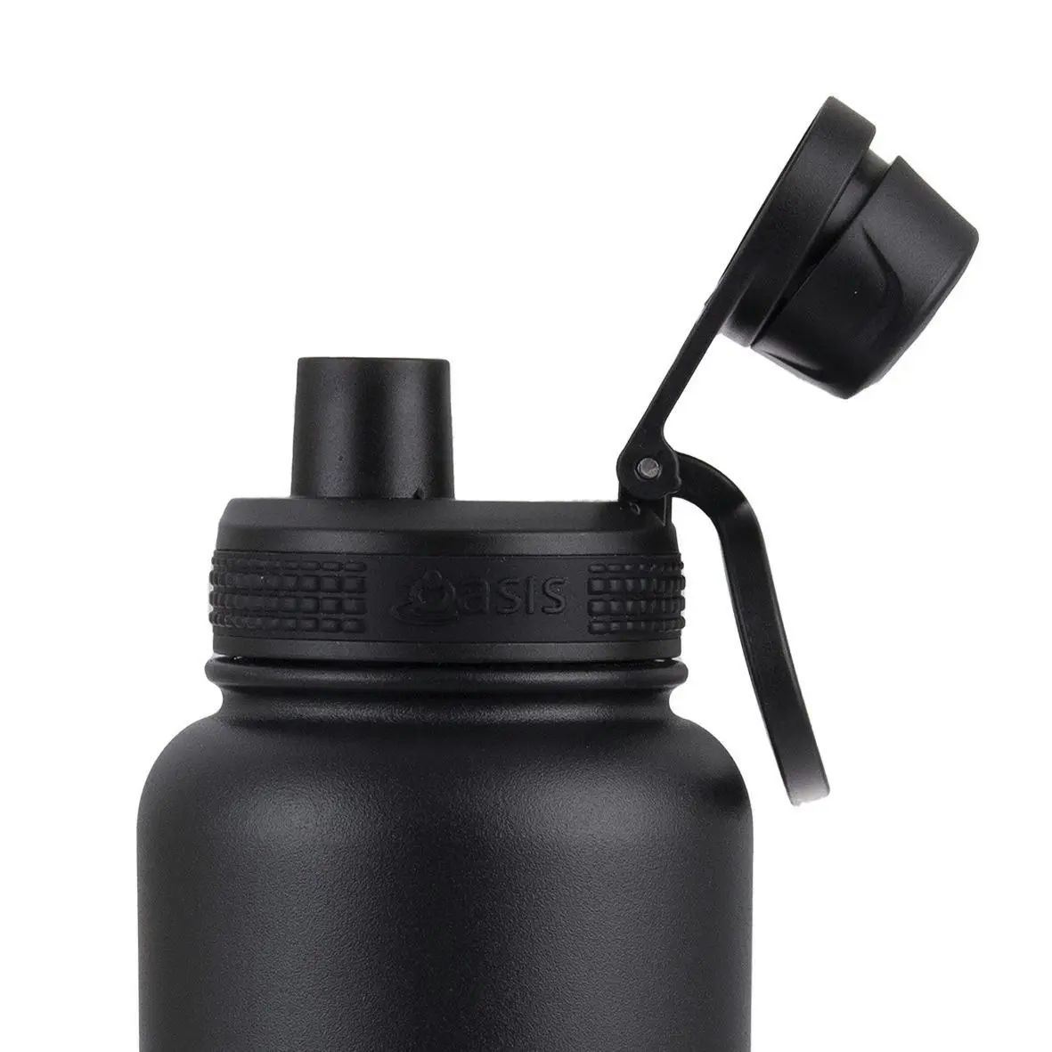 Oasis Stainless Steel Challenger Sports Bottle With Screw Cap 1.1l