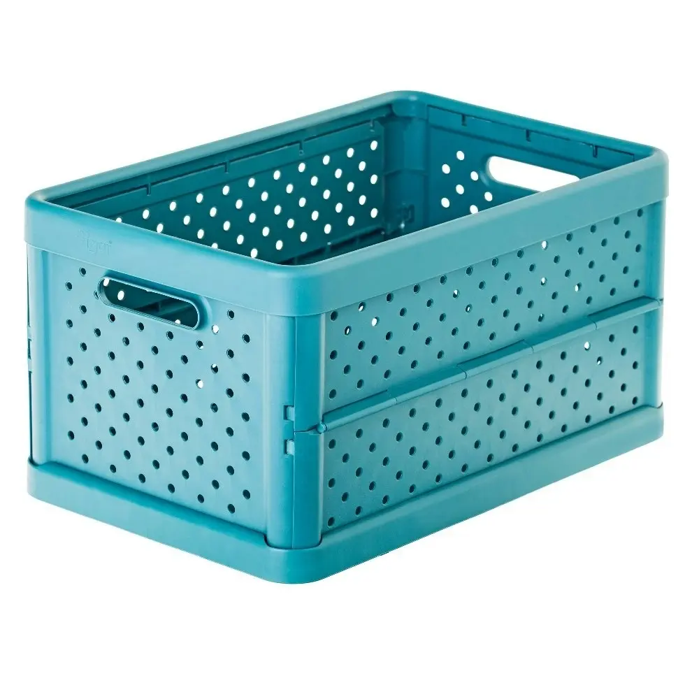 Vigar Compact Foldable Crate Box 11.3l