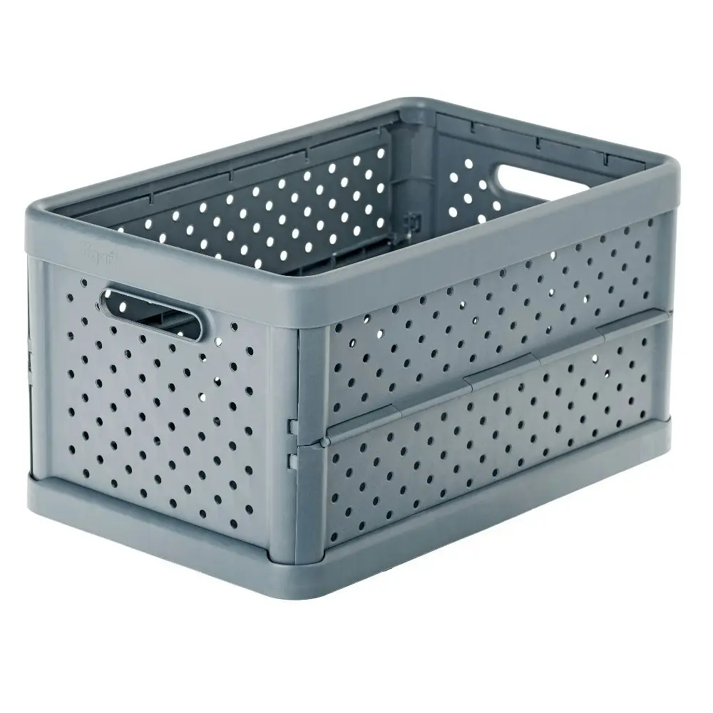 Vigar Compact Foldable Crate Box 11.3l