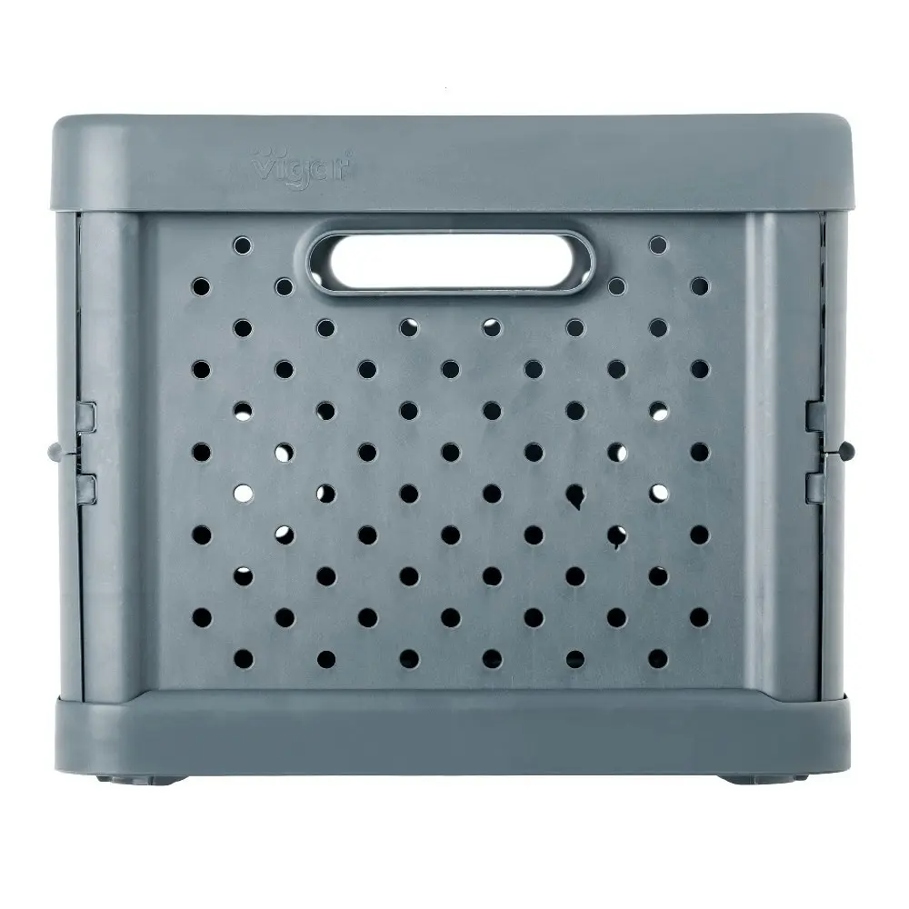 Vigar Compact Foldable Crate Box 11.3l