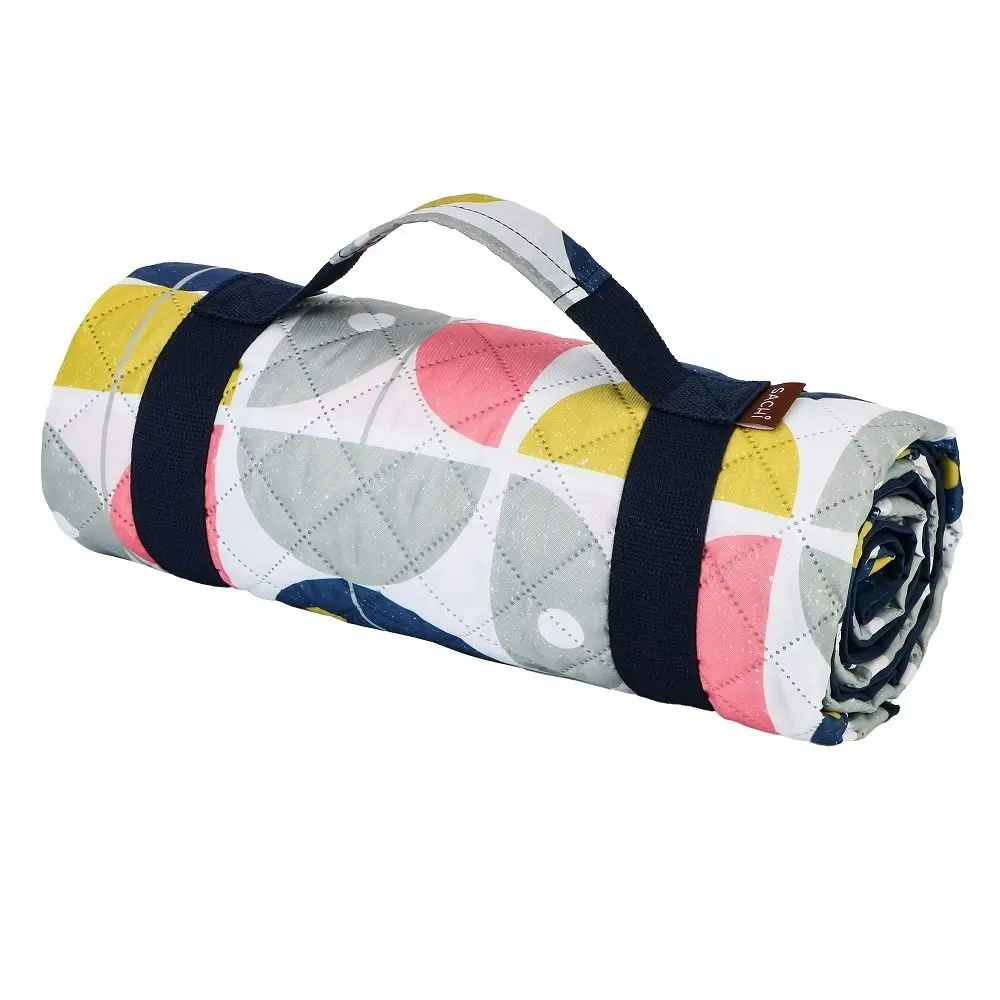 Sachi PICNIC RUG WITH CARRY HANDLE 175 x 142cm