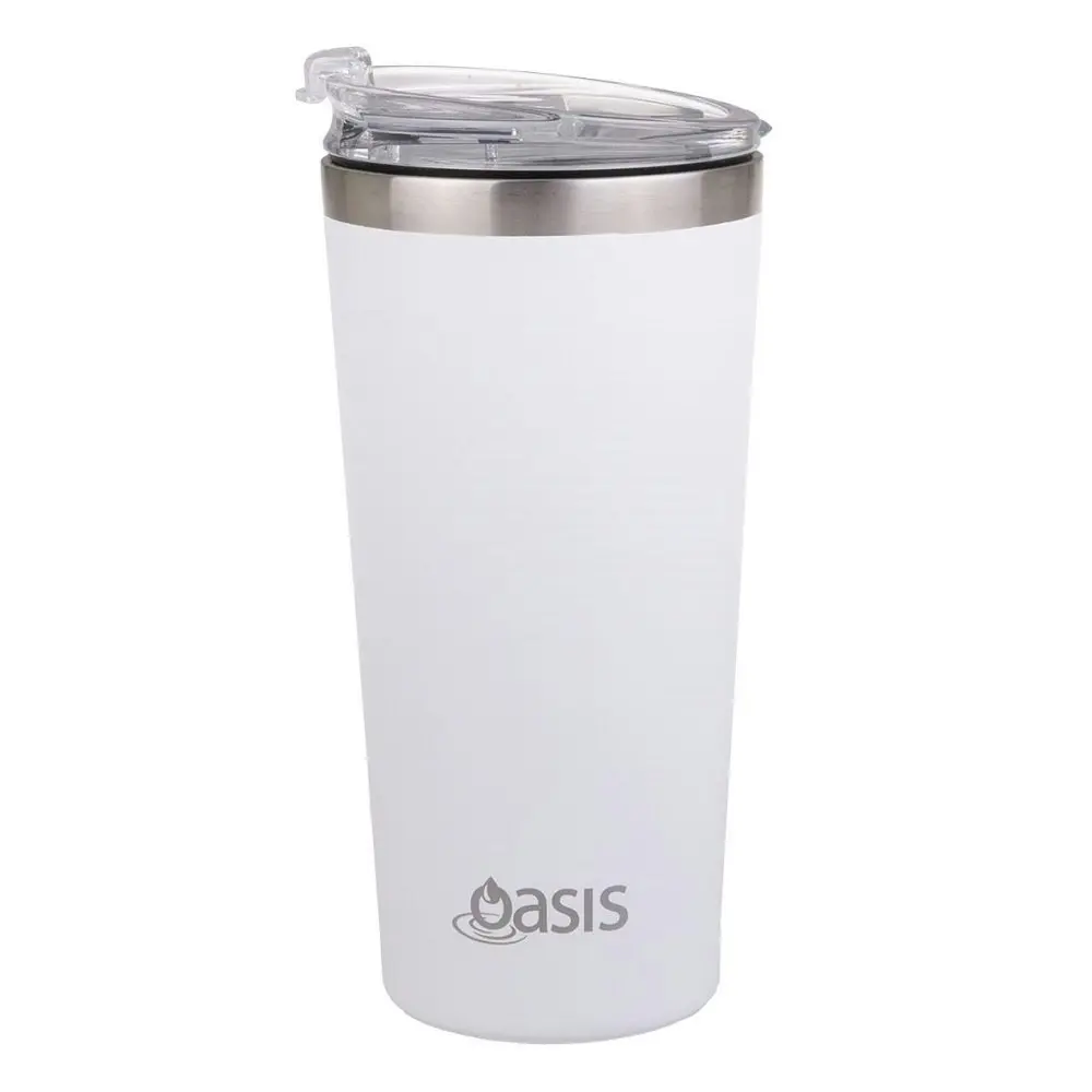 Oasis STAINLESS STEEL DOUBLE WALL TRAVEL MUG 480ml