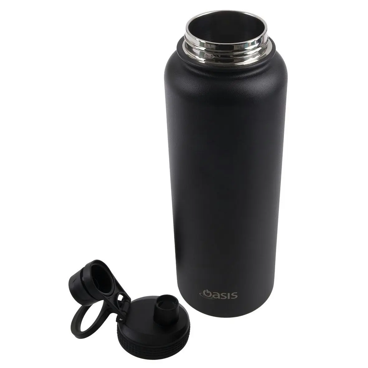 Oasis STAINLESS STEEL CHALLENGER SPORTS BOTTLE WITH SCREW CAP 550ml