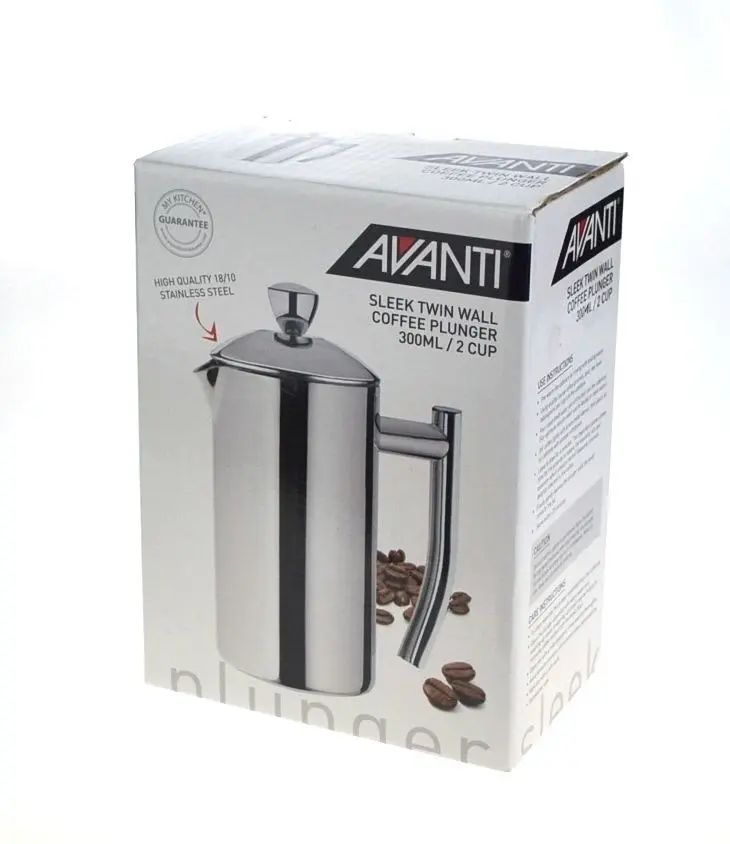 Avanti Sleek Twin Wall Coffee Plunger