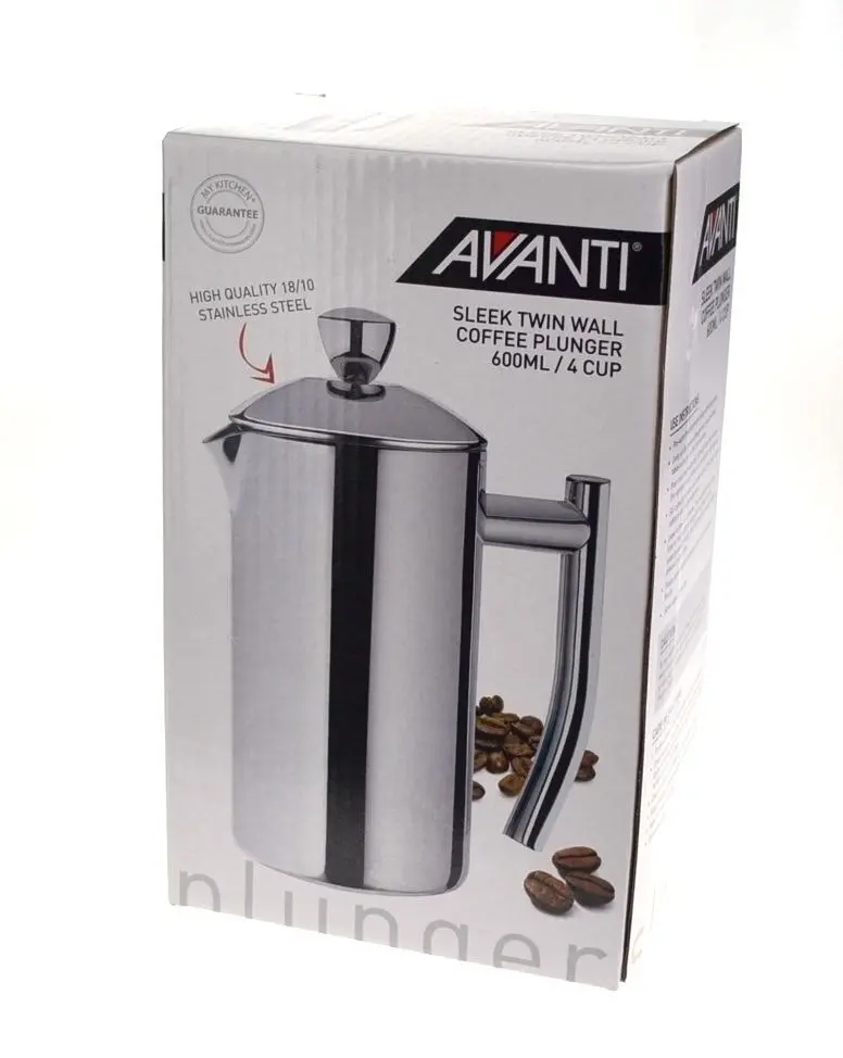 Avanti Sleek Twin Wall Coffee Plunger