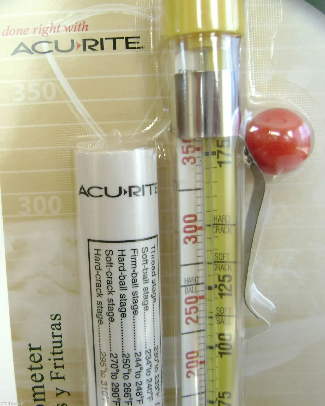 Acurite Deep Fry Candy Thermometer With Sheath